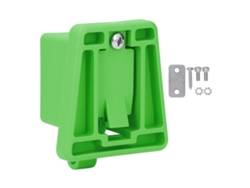 Bagageiro dianteiro reforçado Rebe-block em fibra de vidro PA66 para bicicleta dobrável Brompton, peça para ciclismo, verde.