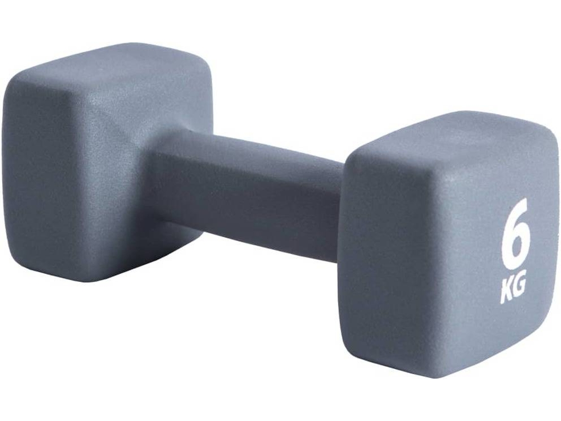 Pure2Improve Mancuerna de neopreno gris 6 kg