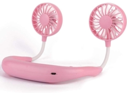 Mini Ventilador Portátil Colgante Para El Cuello Usb Estudiantes Exteriores Con Carga Lenta Pequeño 1800