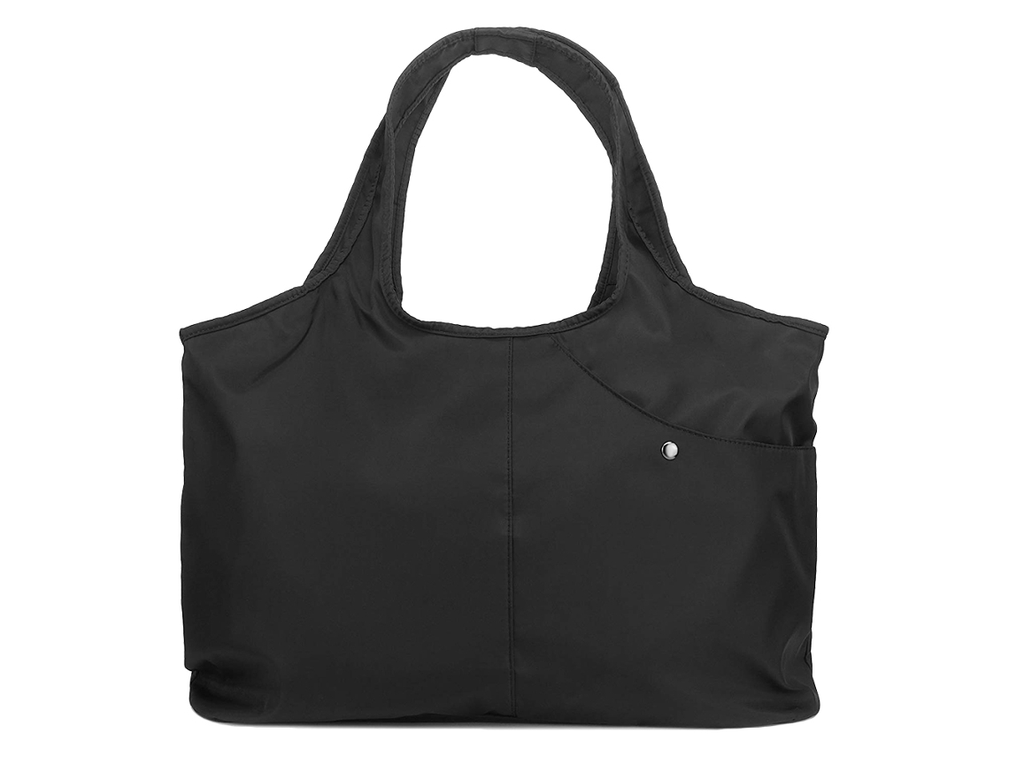 Bolso Tote Grande De Nailon Impermeable Con Múltiples Bolsillos Para Viajes Y Uso Diario.