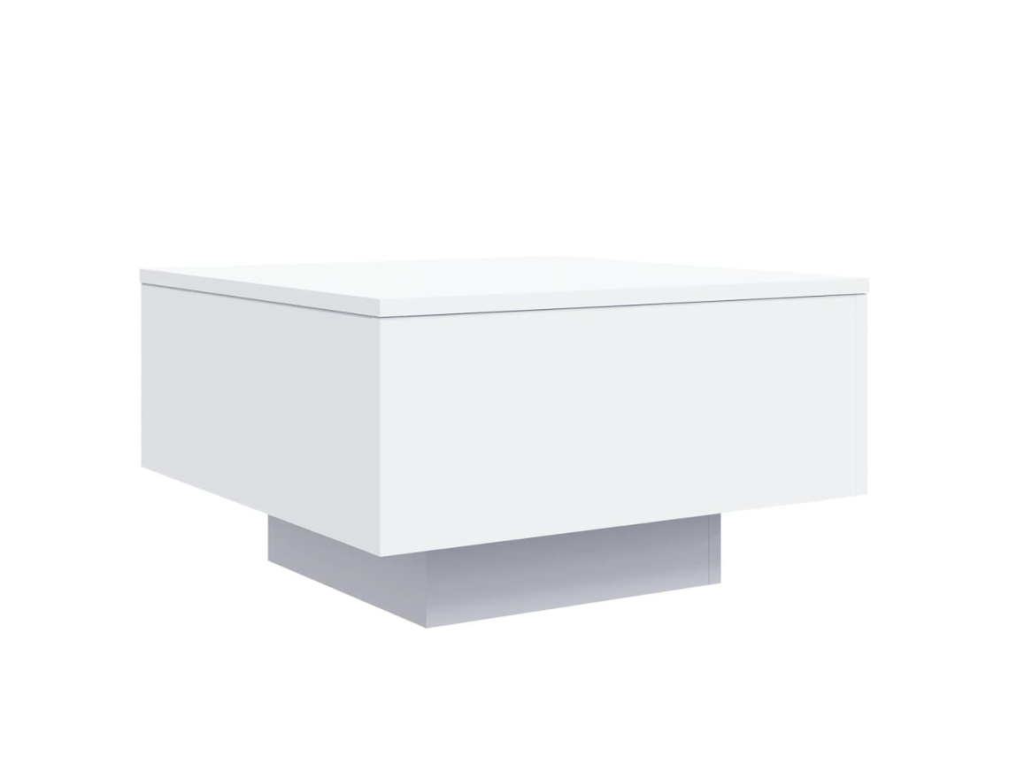 Maison Exclusive - Mesa De Centro Madera De Ingeniería Blanco 55x55x31 Cm