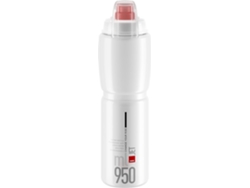 Botella ELITE Bidon Jet Plus Blanco Logo Rojo (950 ml)