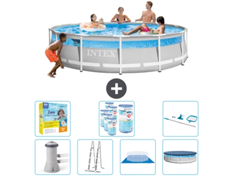 Piscina Tubular INTEX 26722GN-CB52 (13050 L - 427x107cm)
