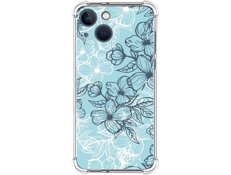 Carcasa iPhone 13 Mini (5.4) TUMUNDOSMARTPHONE Dibujos Antigolpes Flores 03 Multicolor
