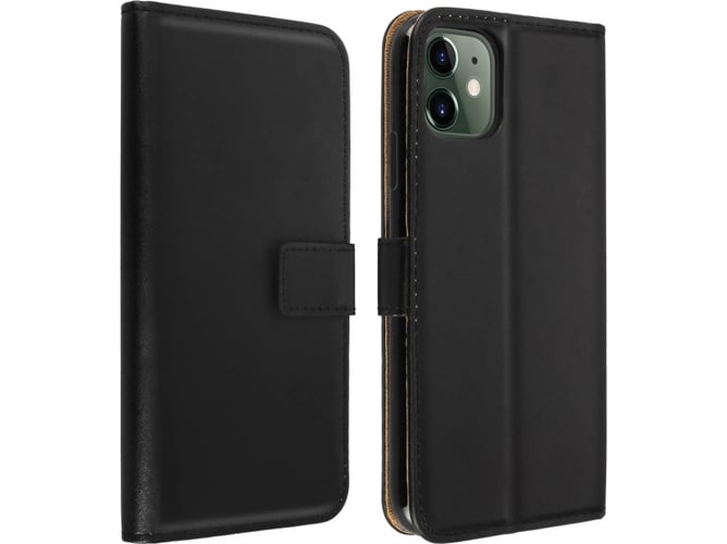 Funda iPhone 11 AVIZAR Wallet Negro