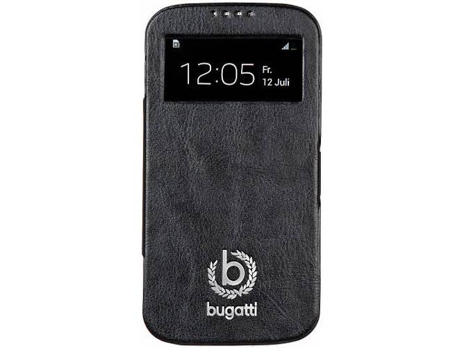 Funda Samsung Galaxy S4 BUGATTI CASES BookCase Geneva Negro