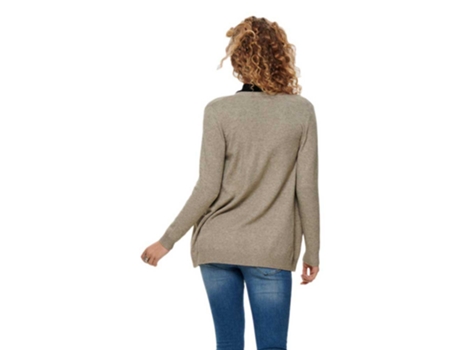 Chaqueta para Mujer ONLY Lesly open knit Beige (M)