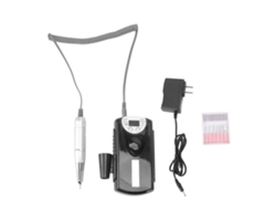 Taladro de uñas eléctrico portátil LCD KKML para manicura, herramienta para salón de belleza en casa, 100-240 V