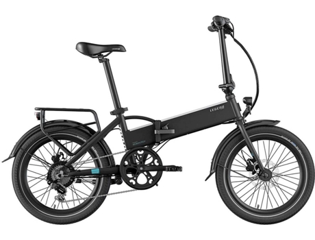 Legend Ebikes Bicicleta plegable compacta con rueda de 20 pulgadas monza negro velocidad 25 kmh 100