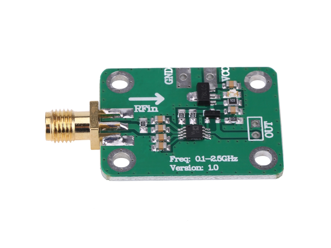 2026as-medidor De Potencia Rf 0.1-2.5ghz Detector Logarítmico De Potencia
