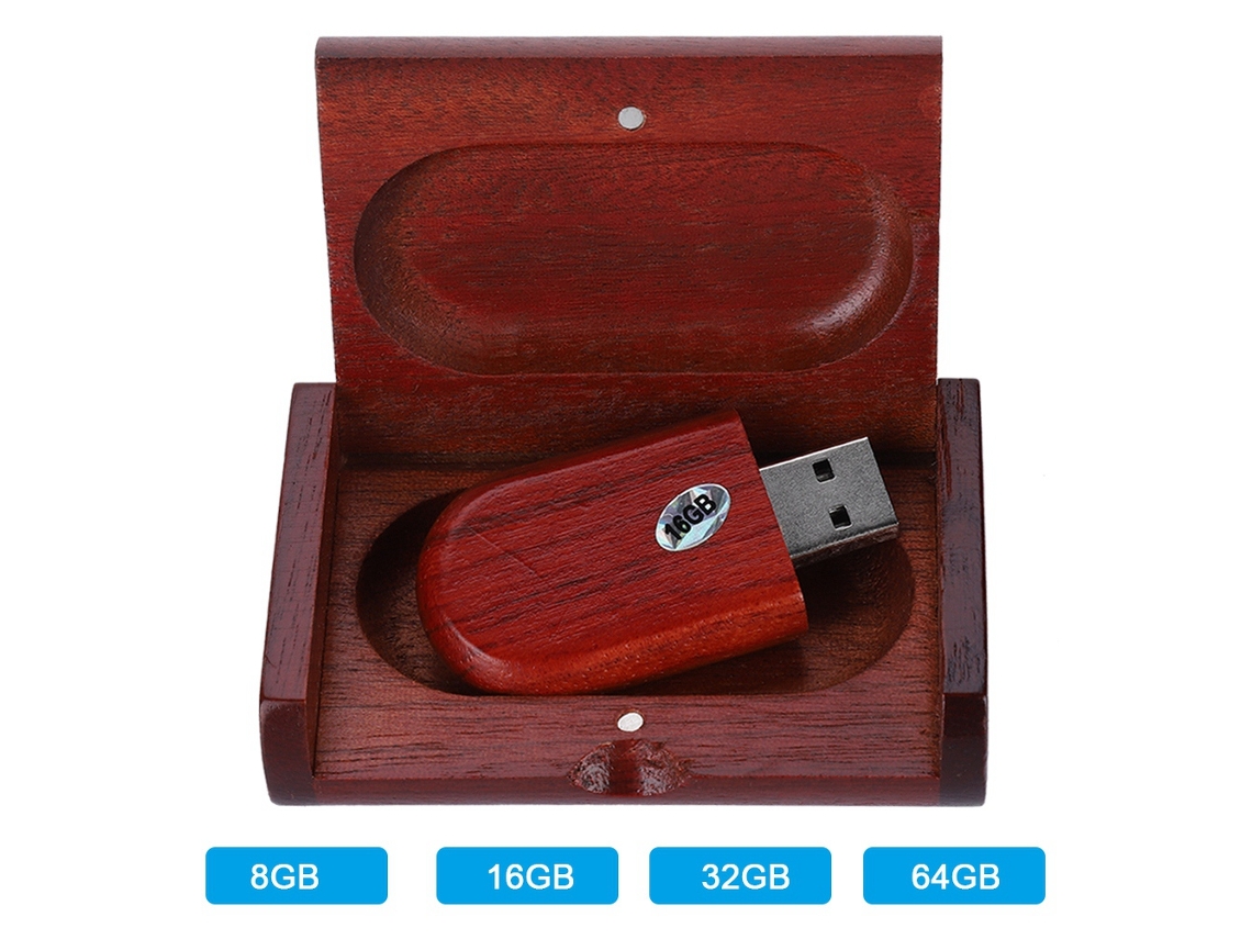 Memoria USB 2.0 de 64 GB para una transmisión de datos sin pérdidas.