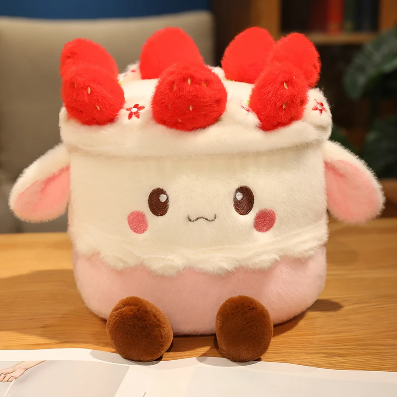 (rosa 30cm) Lindo Muñeco De Peluche Con Forma De Pastel Para Niños, Muñeco De Peluche Artesanal Con Forma De Pastel