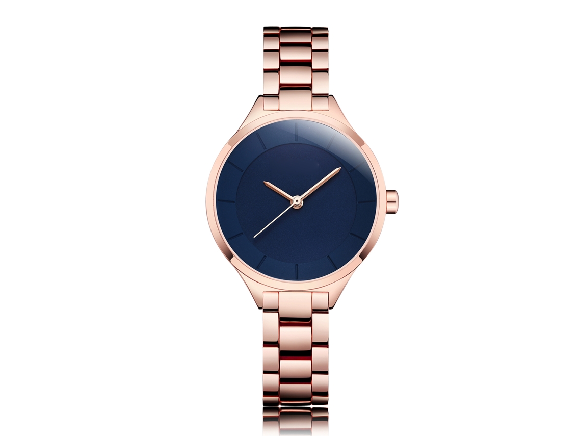 Reloj De Vestir De Acero Inoxidable Y Cuarzo Para Mujer Curren 9015