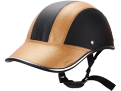 Casco unisex negro estilo béisbol para motocicleta