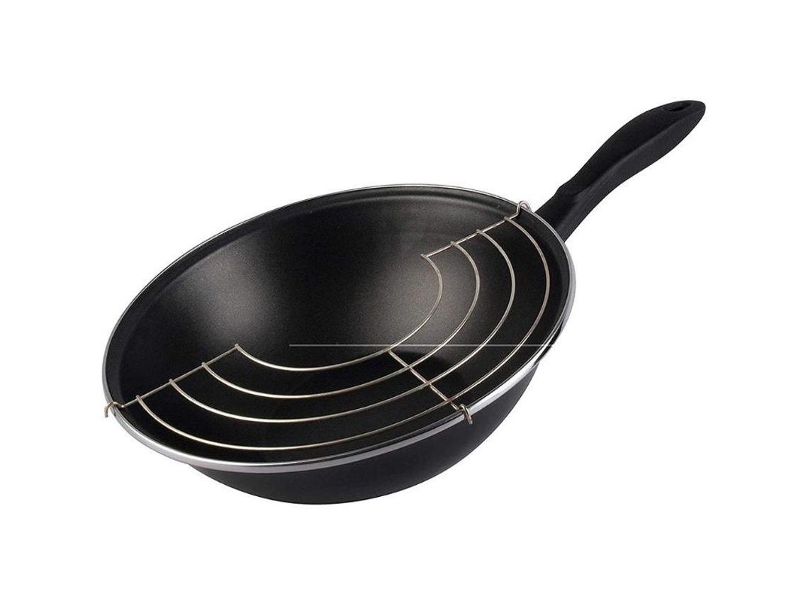 Wok esmaltado black 28 cm