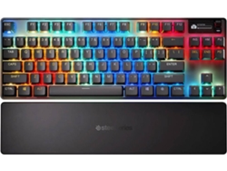 Teclado STEELSERIES Apex Pro TKL Gen 3 (Inalámbrico - Mecánico - Inglés - RGB - Negro)