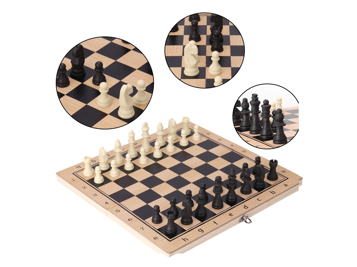 2026-juego De Ajedrez Internacional Con Tablero Plegable Madera Juguete Educativo Para Niños Juego De Mesa Portable Regalo