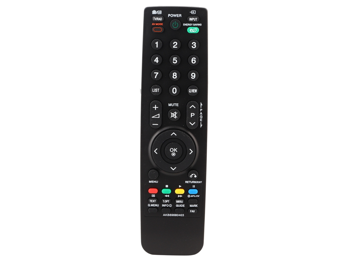 Mando A Distancia Para Televisor Lg Akb69680403/akb69680401/akb69680409, Abs Negro, 10 M
