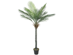 Planta Artificial Decorativa 180 Cm Palmera Artificial Con Maceta Y Hojas Para Interior Verde