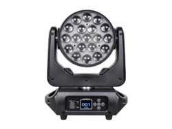 Cabezal móvil LED RGBW de 19 x 15 W, consumo de energía de 250 W, DJ 1915 C, enchufe OEM de la UE