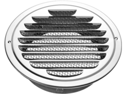 Rejillas De Ventilación Redondas Acero Inoxidable 304 Para Paredes Exteriores, Rejillas 150 A 200 Mm (190 M...
