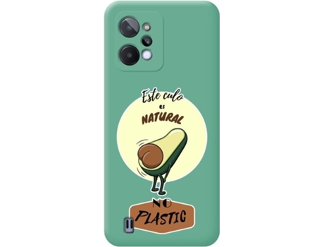 Carcasa para Realme C31 TUMUNDOSMARTPHONE Silicona Líquida Dibujos Verde