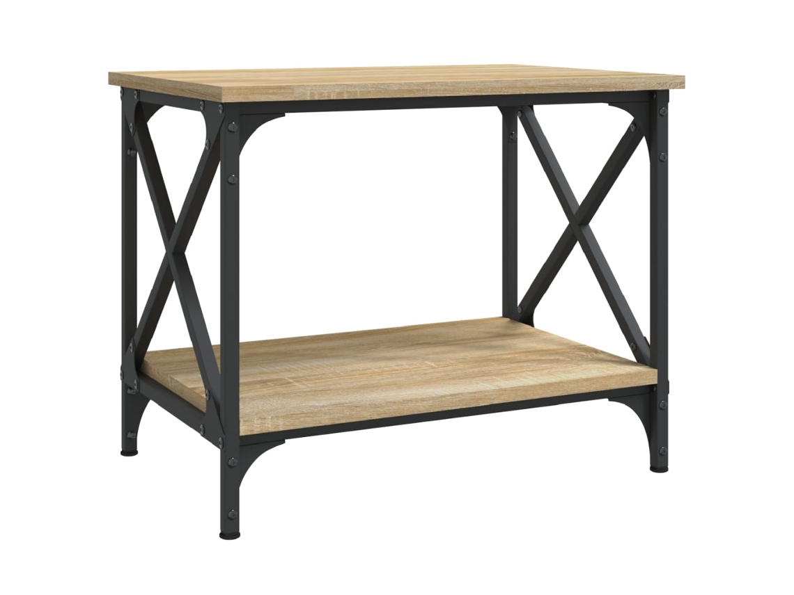 Maison Exclusive - Mesa Auxiliar Madera Contrachapada Roble Sonoma 55x38x45 Cm