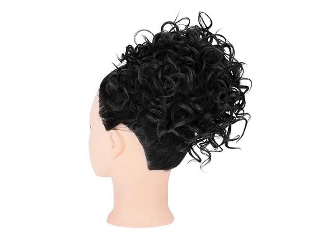 Extensiones De Pelo Sintético Para Moño Y Cola De Caballo Con Rizo Para Mujer
