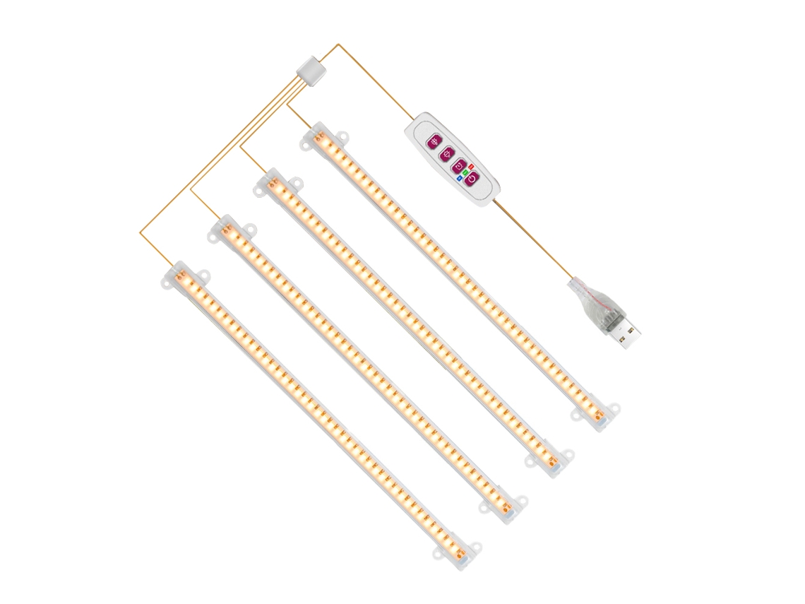 Lámpara Led De Espectro Completo Con Temporizador Para Plantas De Interior E Invernaderos.