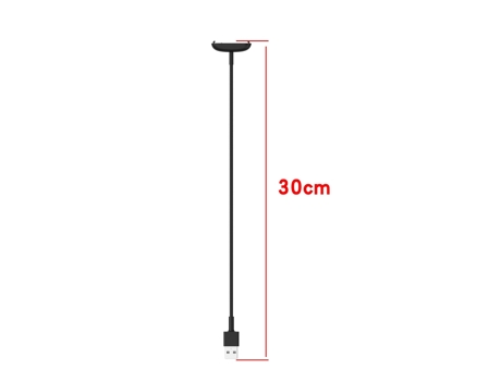 Longitud del cable del cargador USB para el reloj inteligente Fitbit Inspire3: 30 cm