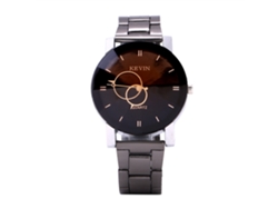 Relojes De Pareja De Acero Analógicos De Cuarzo Para Mujer Y Hombre