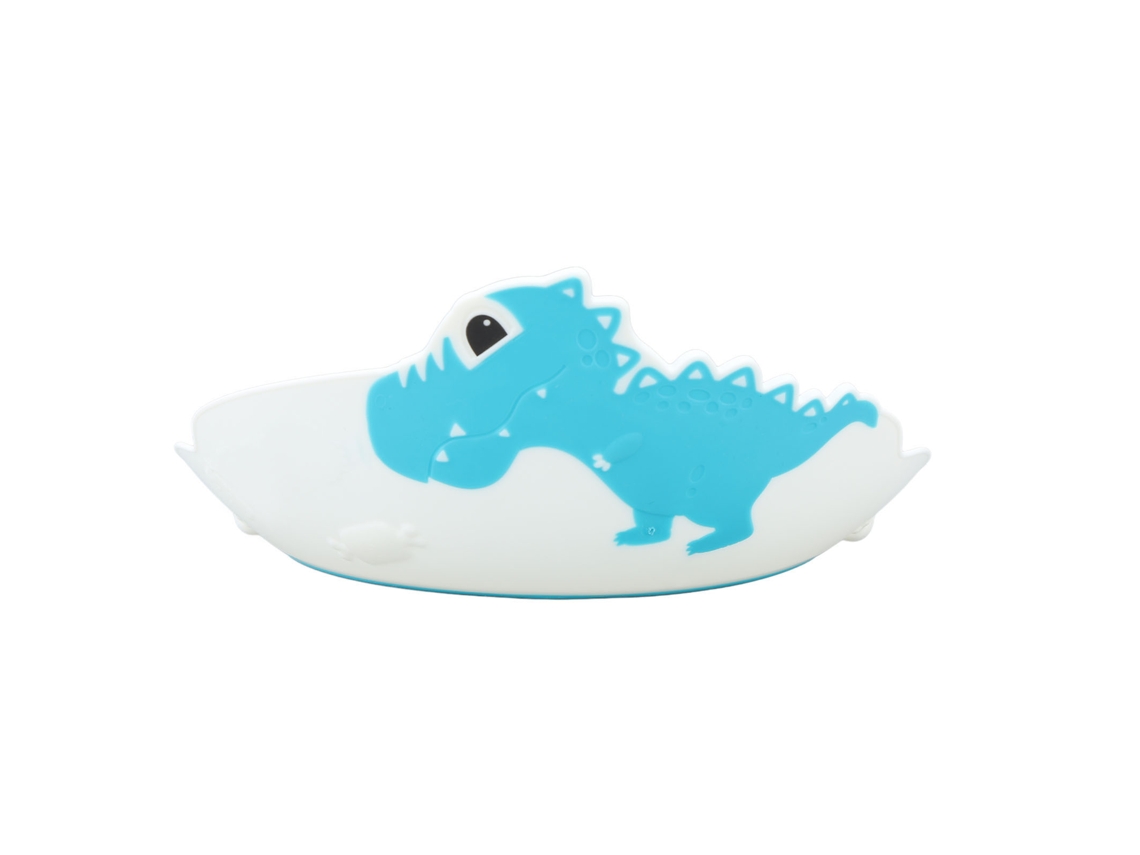 Gorro De Champú Infantil Con Diseño De Dinosaurio Animado, Ajustable, Impermeable, Protege La Cabeza.
