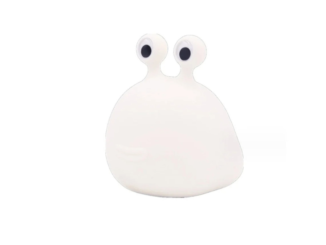 Luz Nocturna Cute Slug Yizhood H L 14 Silicone Usb Blanco