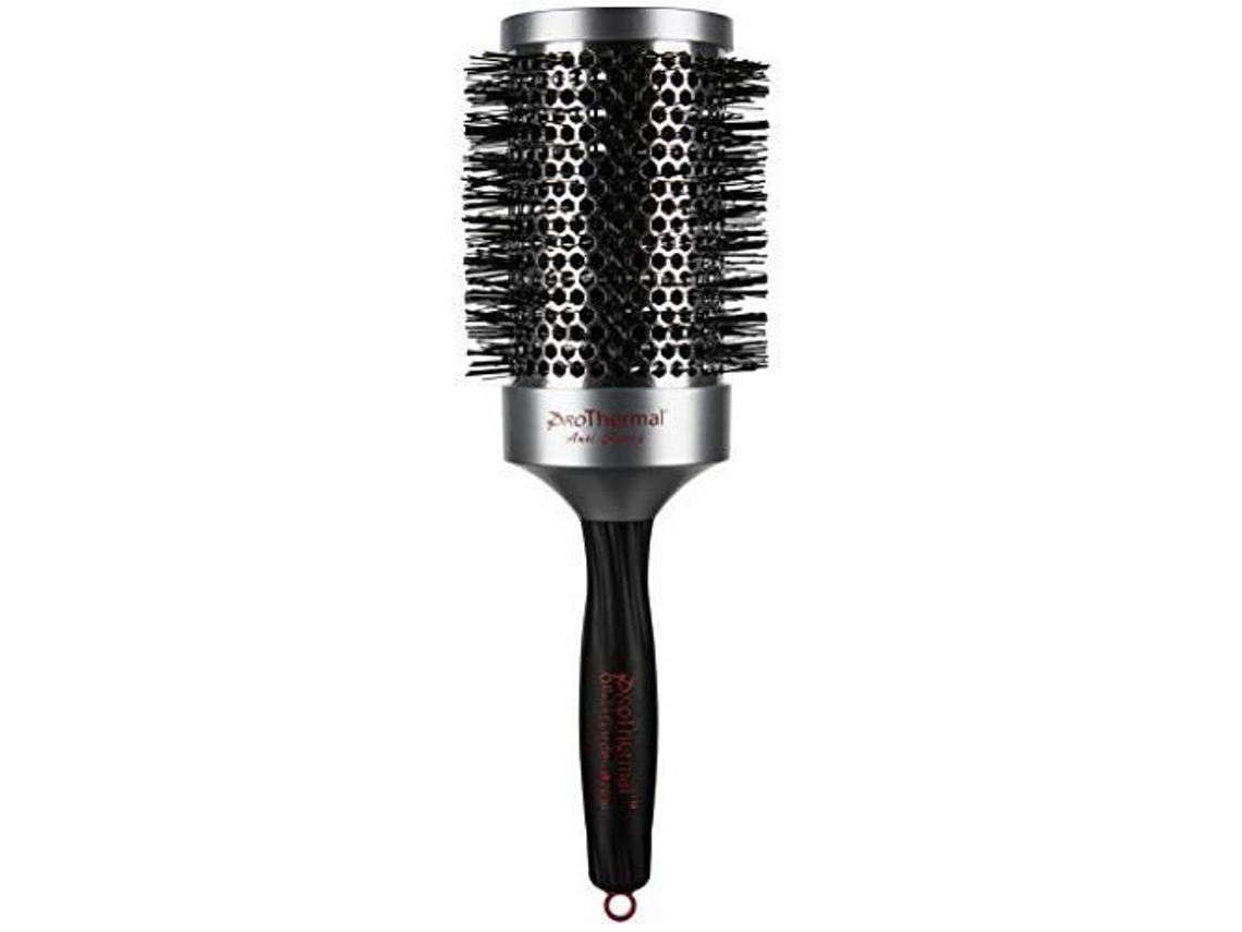 Cepillo De Pelo Redondo Olivia Garden Pro Thermal T63, Cepillo Redondo Antiestático Con Cuerpo De Aluminio Recargable Br Pr1pc Th06