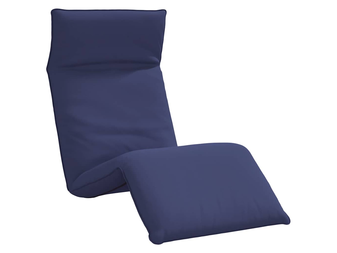 Maison Exclusive - Tumbona Plegable Azul Marino De 175x54x8,5 Cm, De Tela Oxford