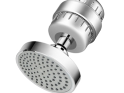 Cabezal de ducha con filtro de 15 etapas para agua dura que elimina eficazmente impurezas y metales pesados (plata).