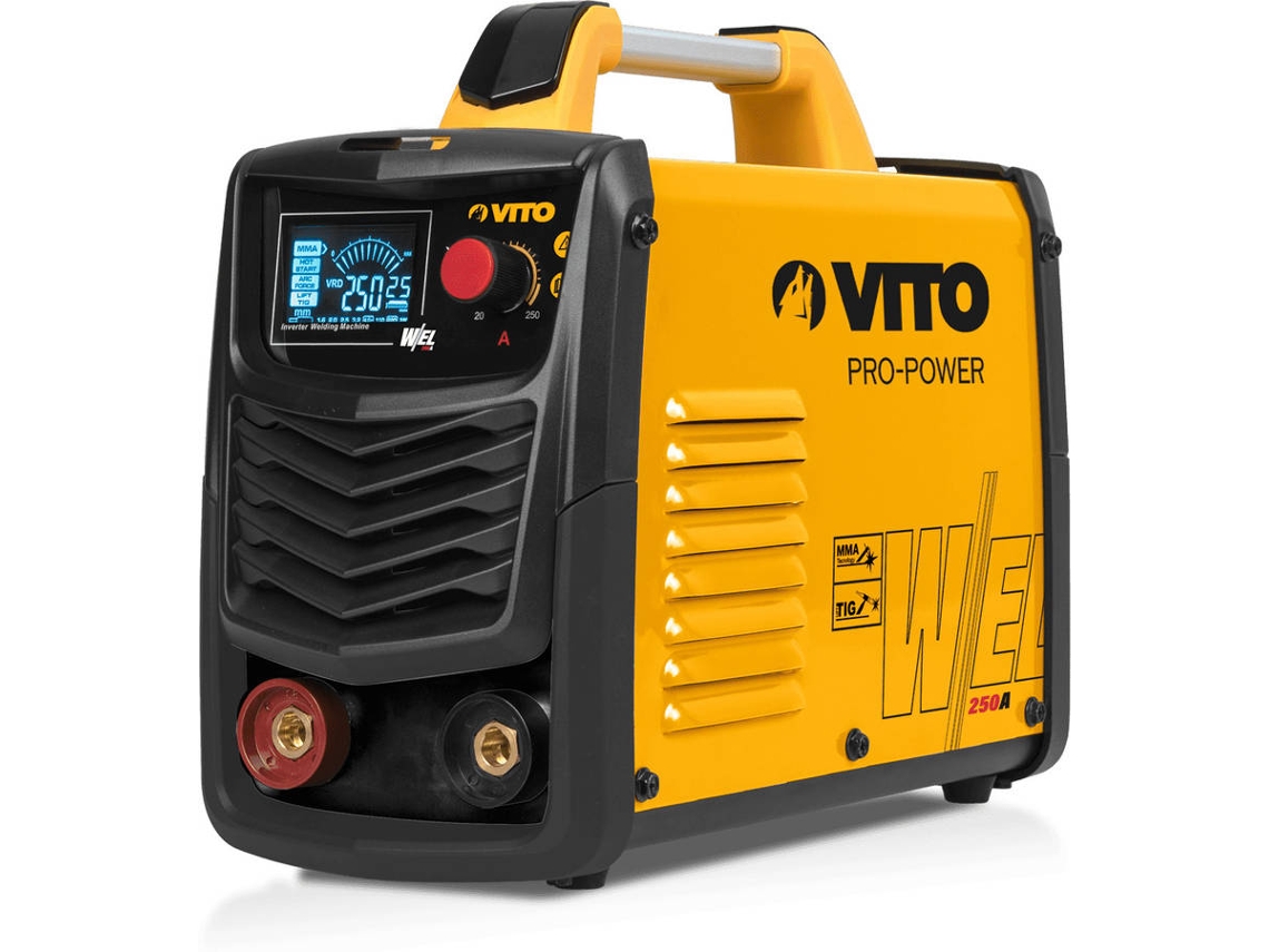 Soldador VITO Inverter 250A  (160x410x300mm)