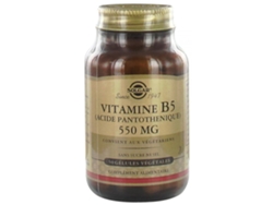 Vitamina B5 Ácido Pantoténico 550 Mg 50 Cápsulas Vegetales SOLGAR