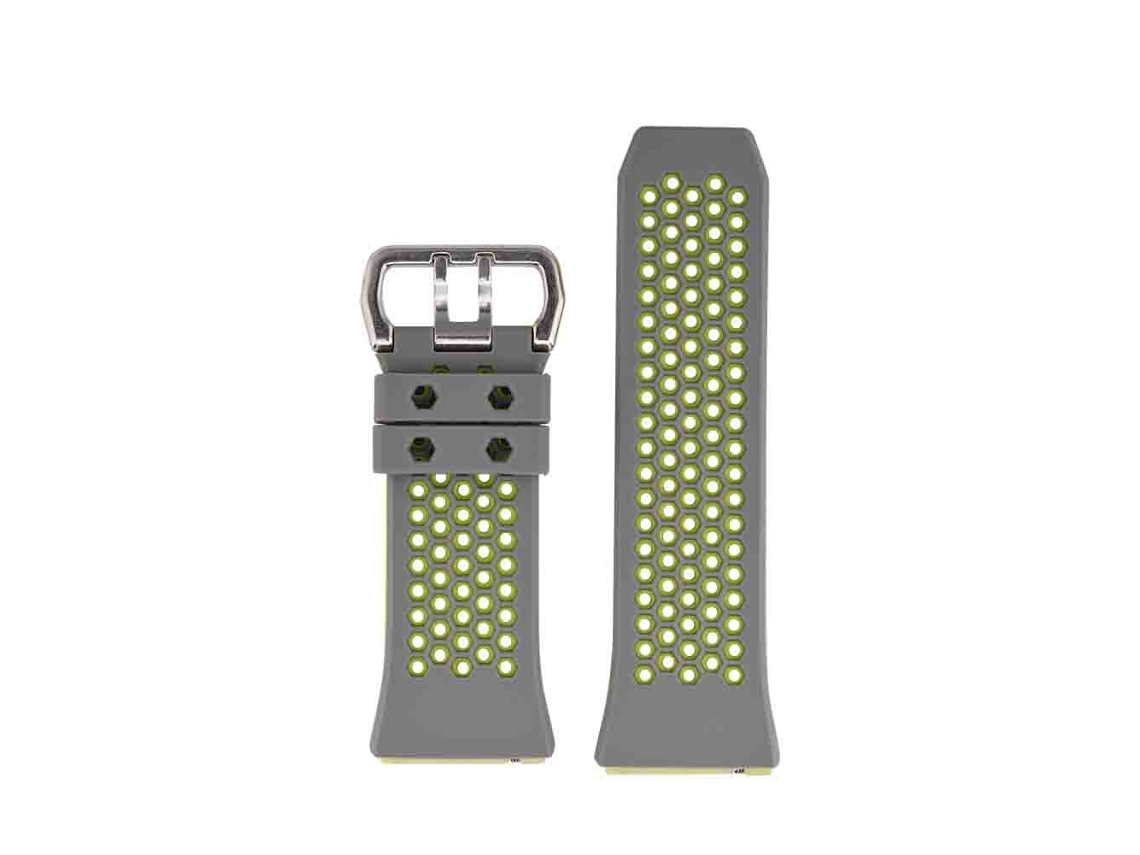 Correa De Repuesto De Silicona Inteligente Para Muñeca Para Fitbit Charge 2 Gris Oscuro Verde