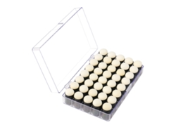 Juego de 40 esponjas para dedos con estuche para pintar y manualidades.