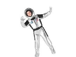Disfraz de Astronauta US plateado para niño