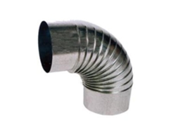 Estufa codo galvanizado rizado 90  de 110 cg11090 (04)