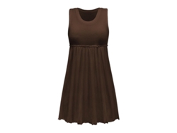2026-vestido Largo Sin Mangas De Cuello Redondo Para Mujer, Estilo Casual, Sólido, Transpirable Y Cómodo