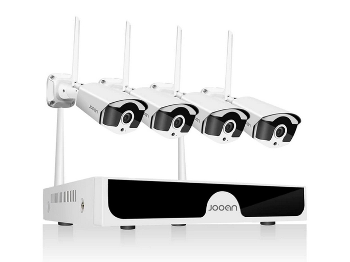 Kit 4 câmaras wifi imagem hd wireless deteção movimento visão noturna