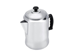 Cafetera italiana tipo moka, de aluminio, para cocina de gas, con tapa, estilo italiano, compatible con inducción.