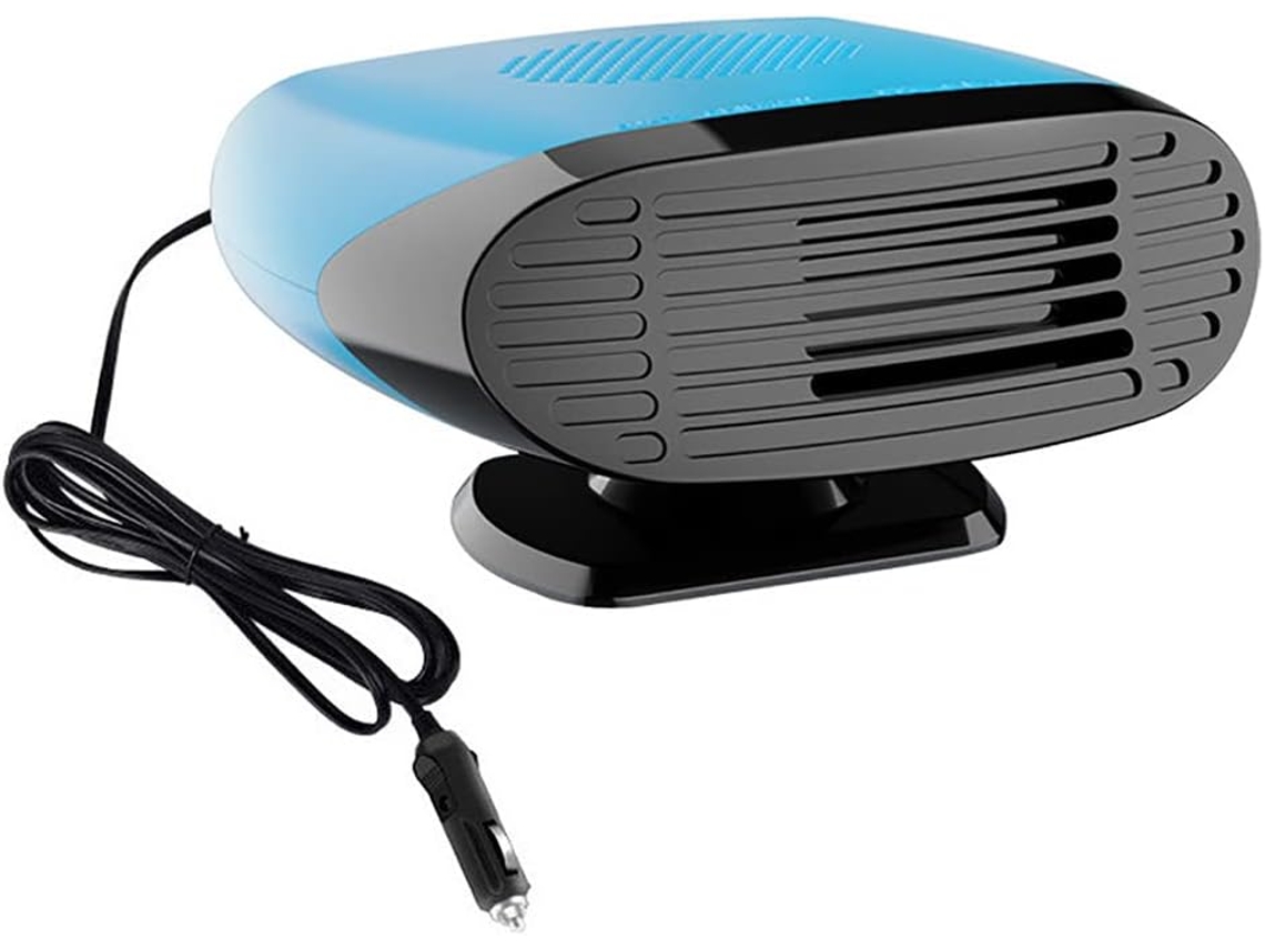 Calentador De Coche Que Se Conecta Al Encendedor De Cigarrillos Ventana Giratoria De 360° Desempañador De Parabrisas Azul Chrui