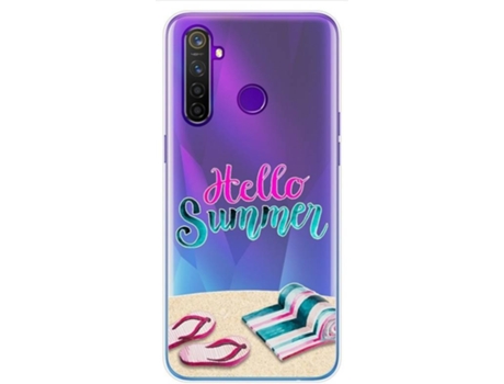Carcasa Realme 5 Pro TUMUNDOSMARTPHONE Dibujos Transparente Multicolor