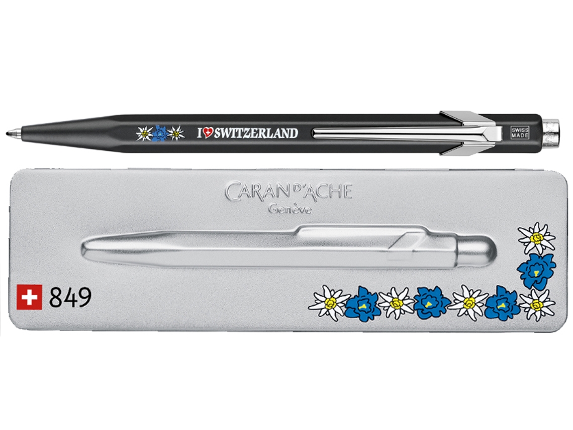 Pluma Esferográfica Retráctil Ache 849 Edelweiss CARAN D'ACHE