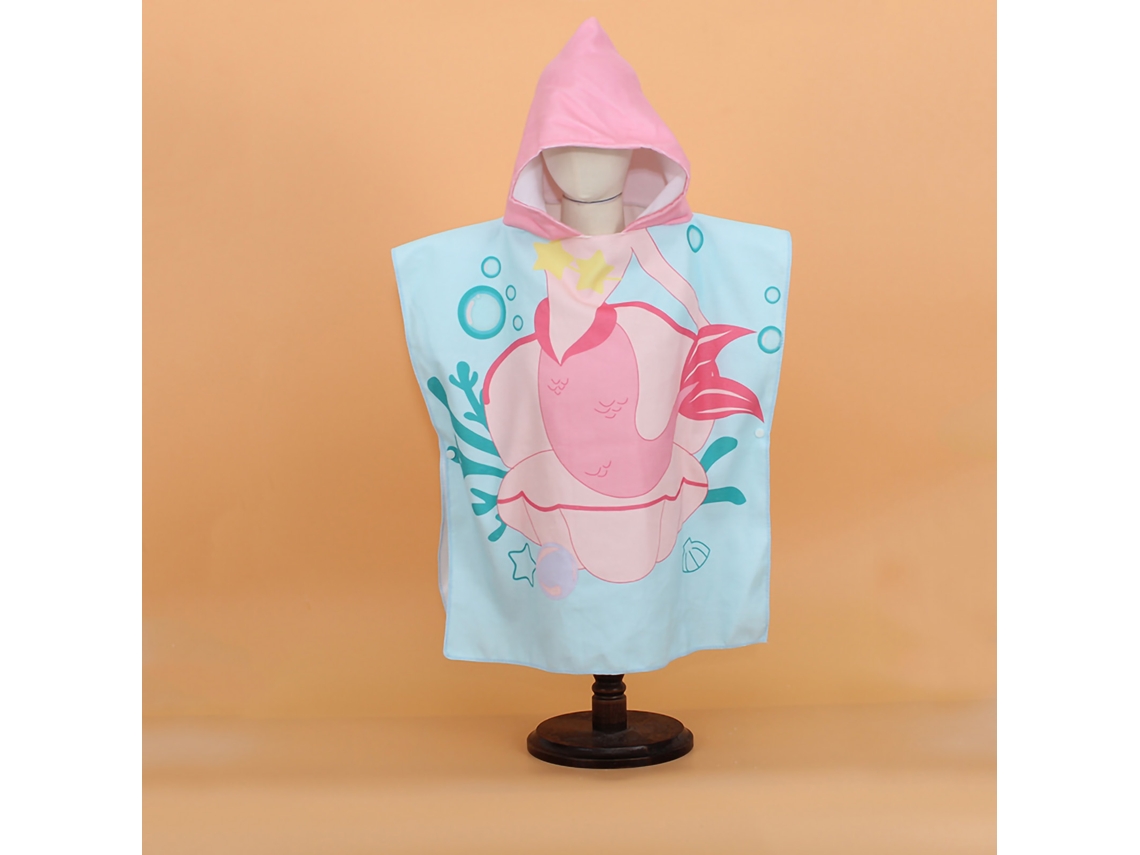Toalla De Baño Infantil Con Capucha, De Algodón Suave, Absorbente Y De Secado Rápido, 60 X 120 Cm.