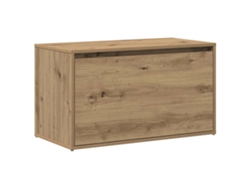 Maison Exclusive - Banco De Pasillo De Aglomerado Roble Artesanal 80x40x45 Cm